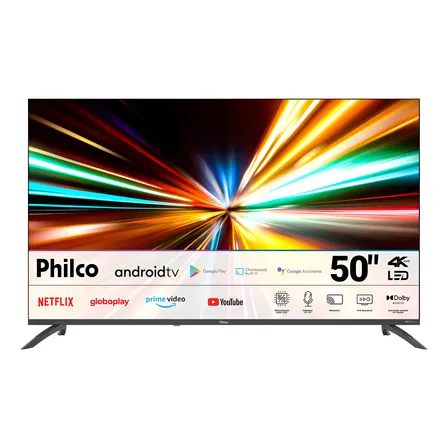 Smart Tv Philco 50 P50eaa 4k Led Android Tv Dolby Audio 110v/220v Smart Tv Philco 50 P50eaa 4k Led Android Tv Dolby Audio 110v/220v