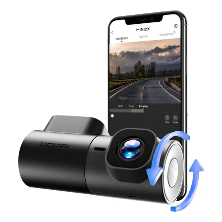 Câmera Veicular Ddpai Mini 2x Dash Cam 2k Qhd Frontal Com Wifi 5ghz Visão Noturna Superior Controle Por App Adas Lente Rotativa 360° Sensor G Supercapacitor Ai-isp Câmera Veicular Ddpai Mini 2x Dash Cam 2k Qhd Frontal Com Wifi 5ghz Visão Noturna Superior Controle Por App Adas Lente Rotativa 360° Sensor G Supercapacitor Ai-isp